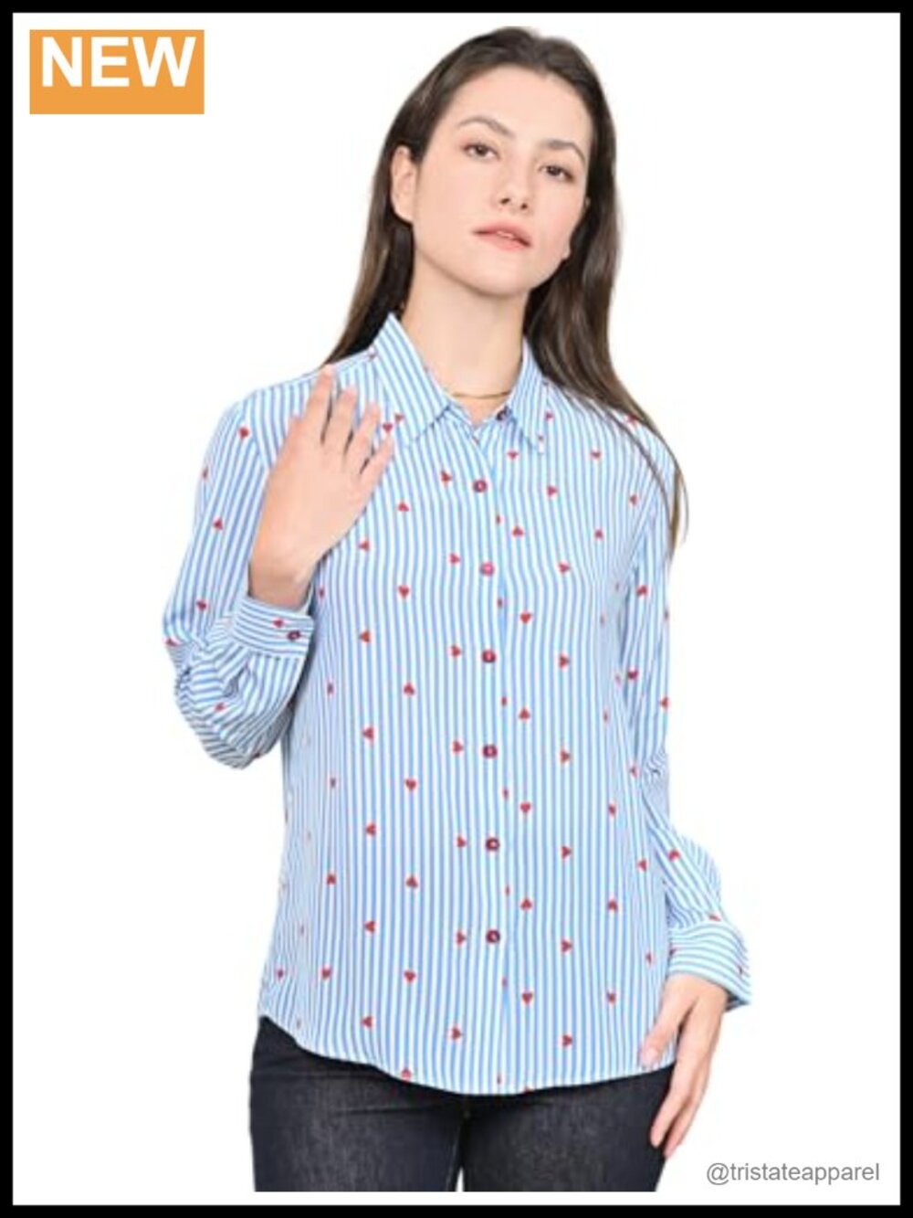 100% Pure Mulberry Silk Blouse Long Sleeve Button Down Lapel 16 Momme Women's